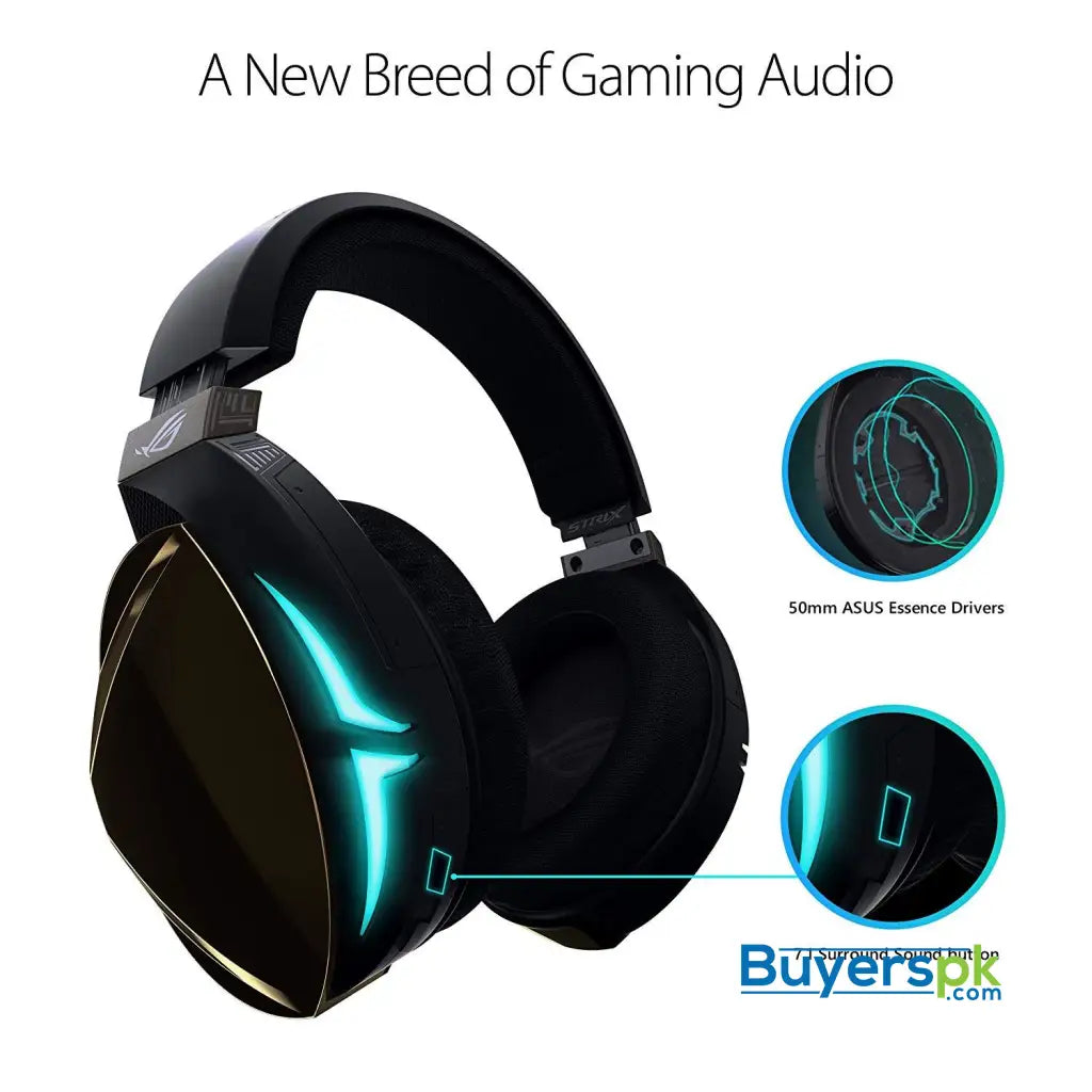 ROG Strix Fusion 500 Virtual 7.1 LED Gaming Headset with Hi-Fi Grade ESS DAC ESS Amplifier Digital Microphone and Aura Sync RGB Lighting - ROG Strix Fusion 500 Virtual 7.1 LED Gaming Headset with Hi-Fi Grade ESS DAC ESS Amplifier Digital Microphone and Aura Sync RGB Lighting -